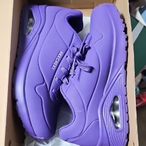 Skechers Bold Purple Athletic Shoes